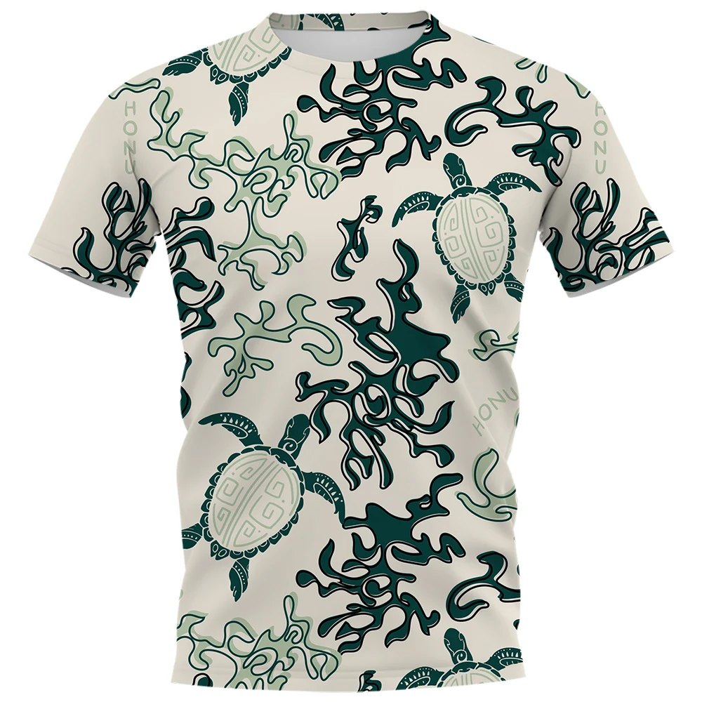 

CLOOCL Men T-Shirt Hawaiian Ocean Sea Turtle 3D All Over Printed T Shirt Summer Women Streetwear Harajuku Short Sleeve Male Tops
