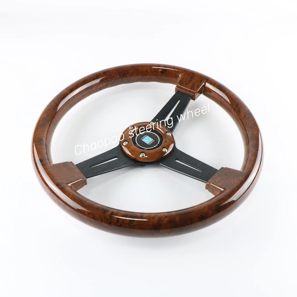 Руль деревянный универсальный 14 дюймов 350 мм персиковый цвет