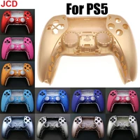 jcd front back gamepad cover for ps5 front middle controller replacement decorative shell for ps5 games replacement accessorie