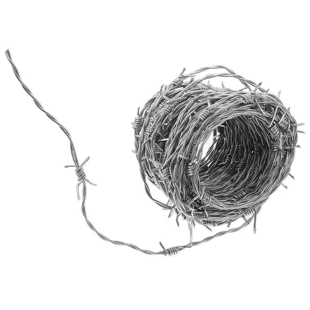 Железная проволока уличная стальная зазубрина замена колючей ограждения для