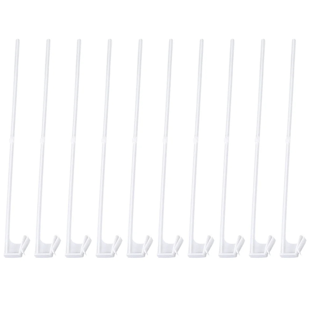 

10 Pcs Car Flag Rod Frame Accessories Trucks Truck Flag Pole Mount Mini Outdoor Flag Pole Plastic Car Flag Window Clip Travel