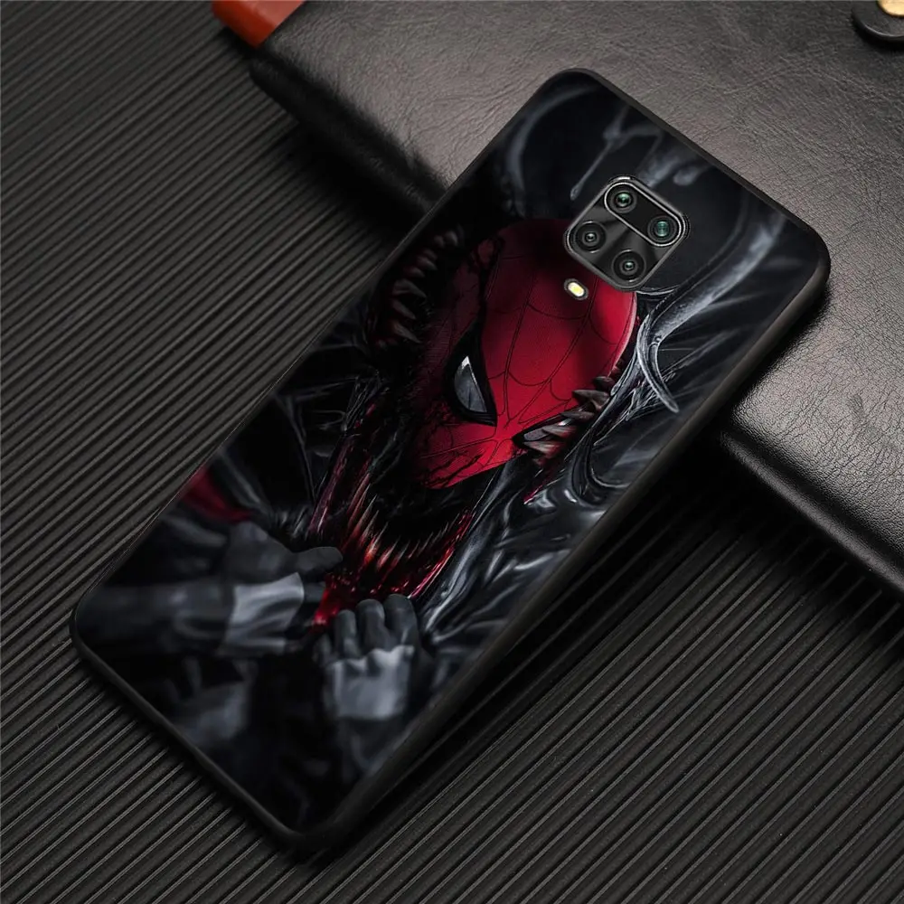 Чехол с изображением Marvel Venom 2 Человек-паук симбиот для Xiaomi Redmi Note 9S 9T 9 8T 11 10 8 Pro K40 10C
