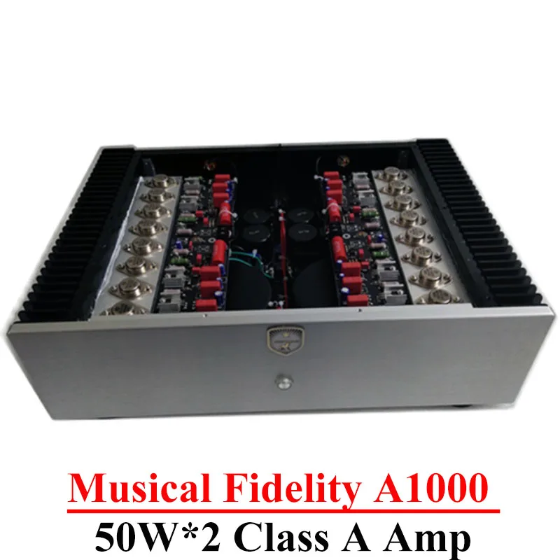 

50w*2 Reference Musical Fidelity A1000 Class A Power Amplifier ON Transistor MJ15024 25 High Power HIFI Amplifier Audio