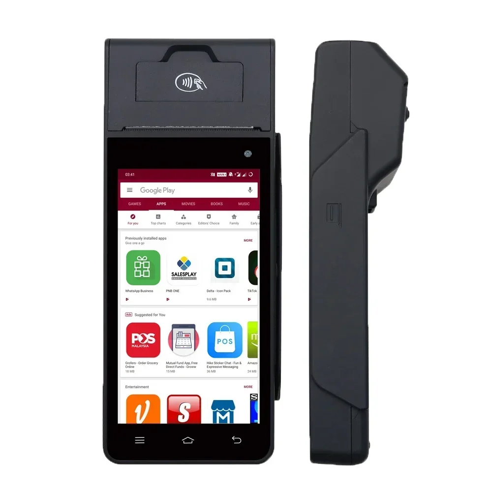 Смарт-терминал Hsprinter с поддержкой UnionPay, 4G, Android 7.1, портативный PDA (art.: 3920d84ef013a) - 3920d84ef013a