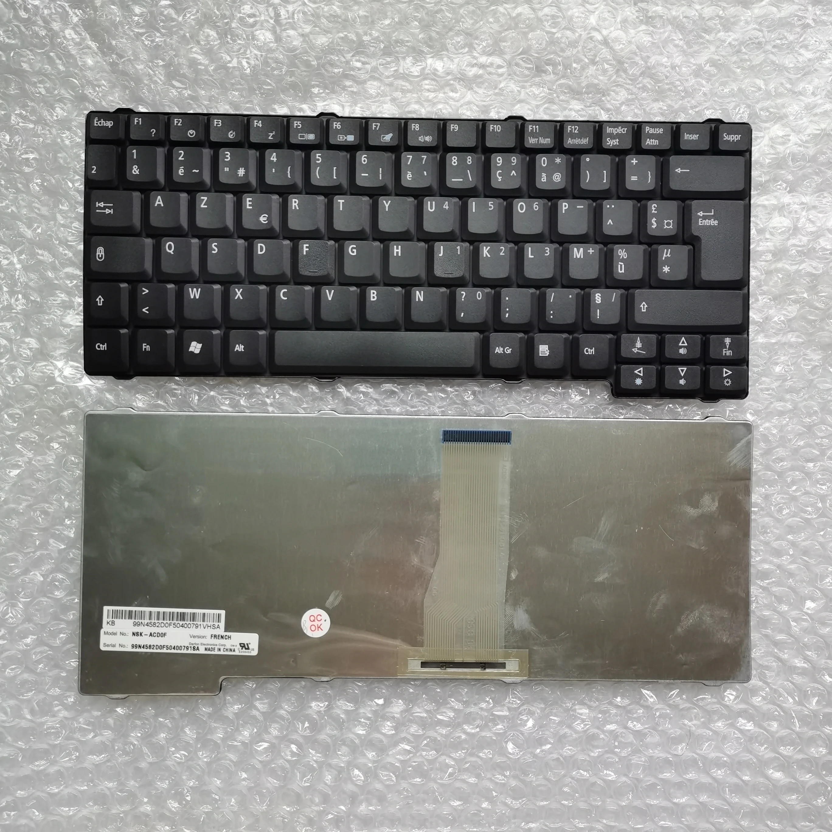 

XIN French Keyboard For Acer Travelmate TM240 250 2000 2100 2600 1360 1520 1660 FR Laptop Keyboard Black NSK-ACD0F