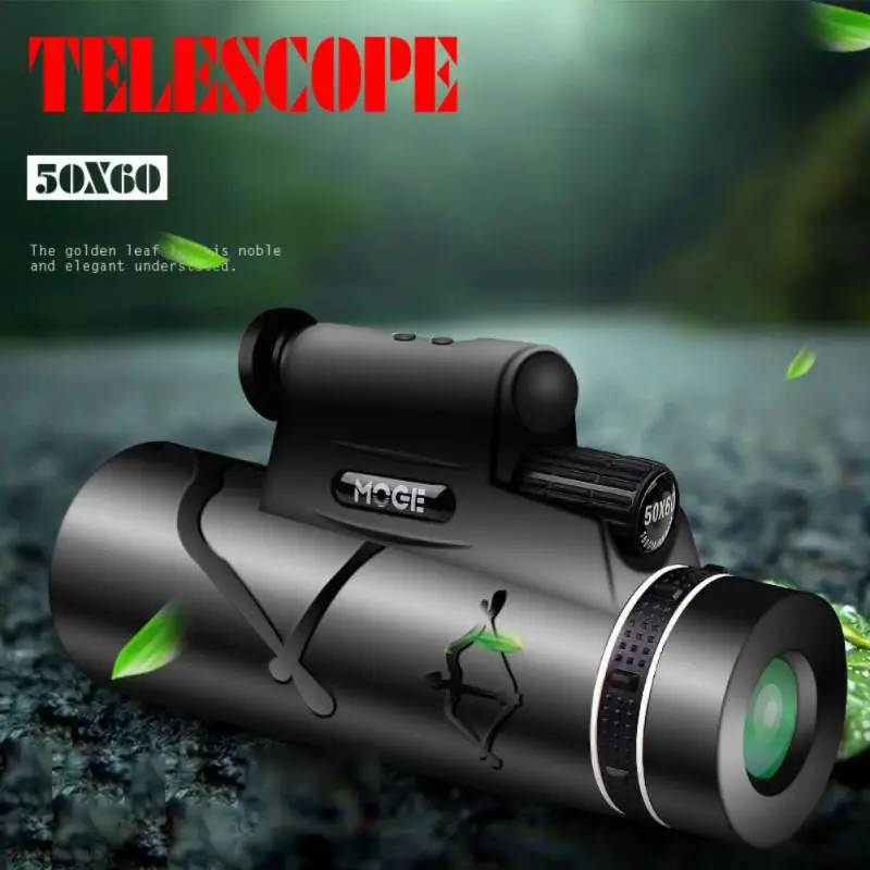 

Connect Phone Telescope Zooming Focus Mobile Phone Telescope Powerful 50mm Objective Lens Zoom Telescope Professional 12x50