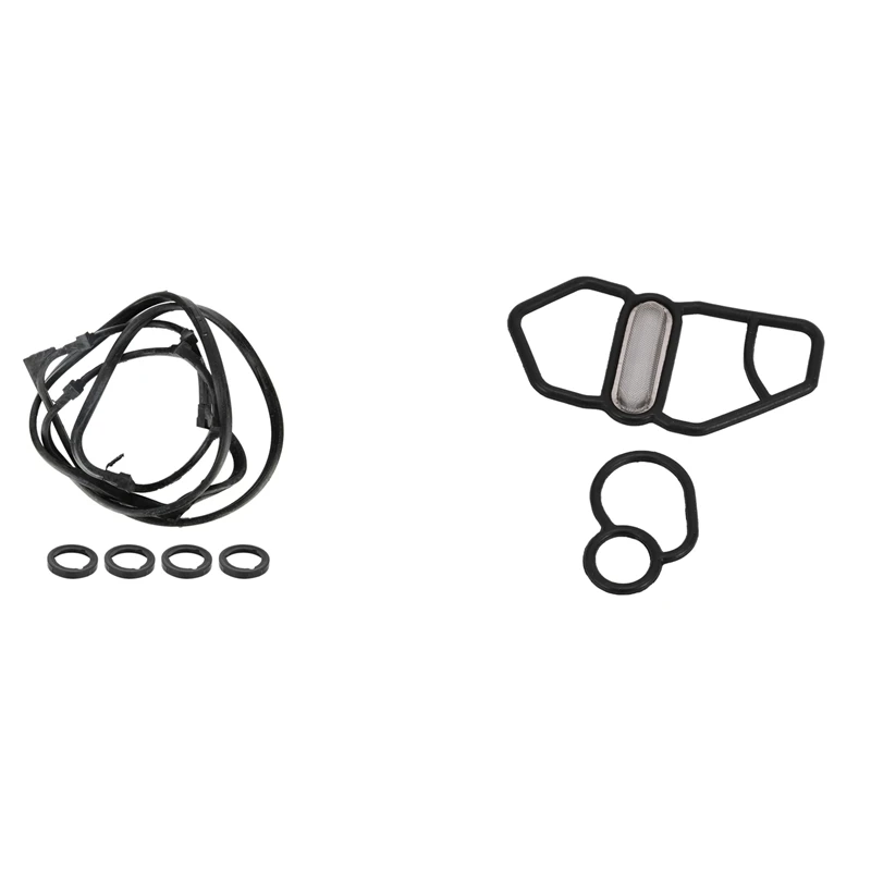 

12341-Pr3-000 Oe For Honda B-Series Vtec Valve Cover Gasket Tube Seal Set With Upper + Lower VTEC Solenoid Gasket