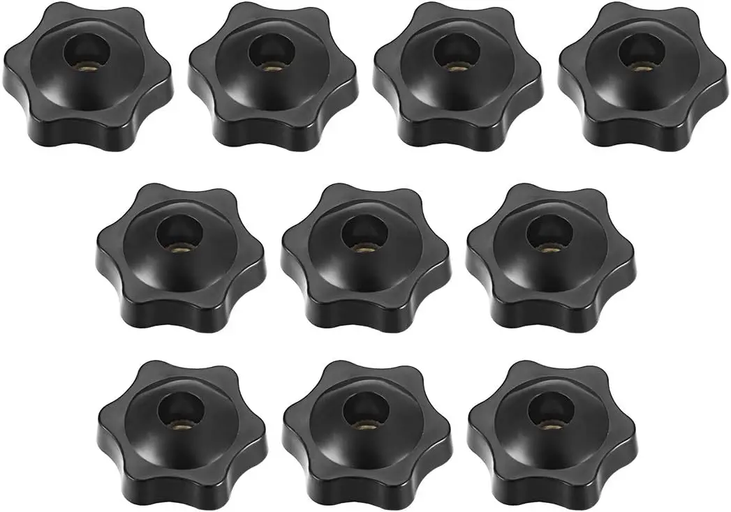 

Clamping Handle Screw Knobs Handle M6 Threaded Star - Shape 10pcs