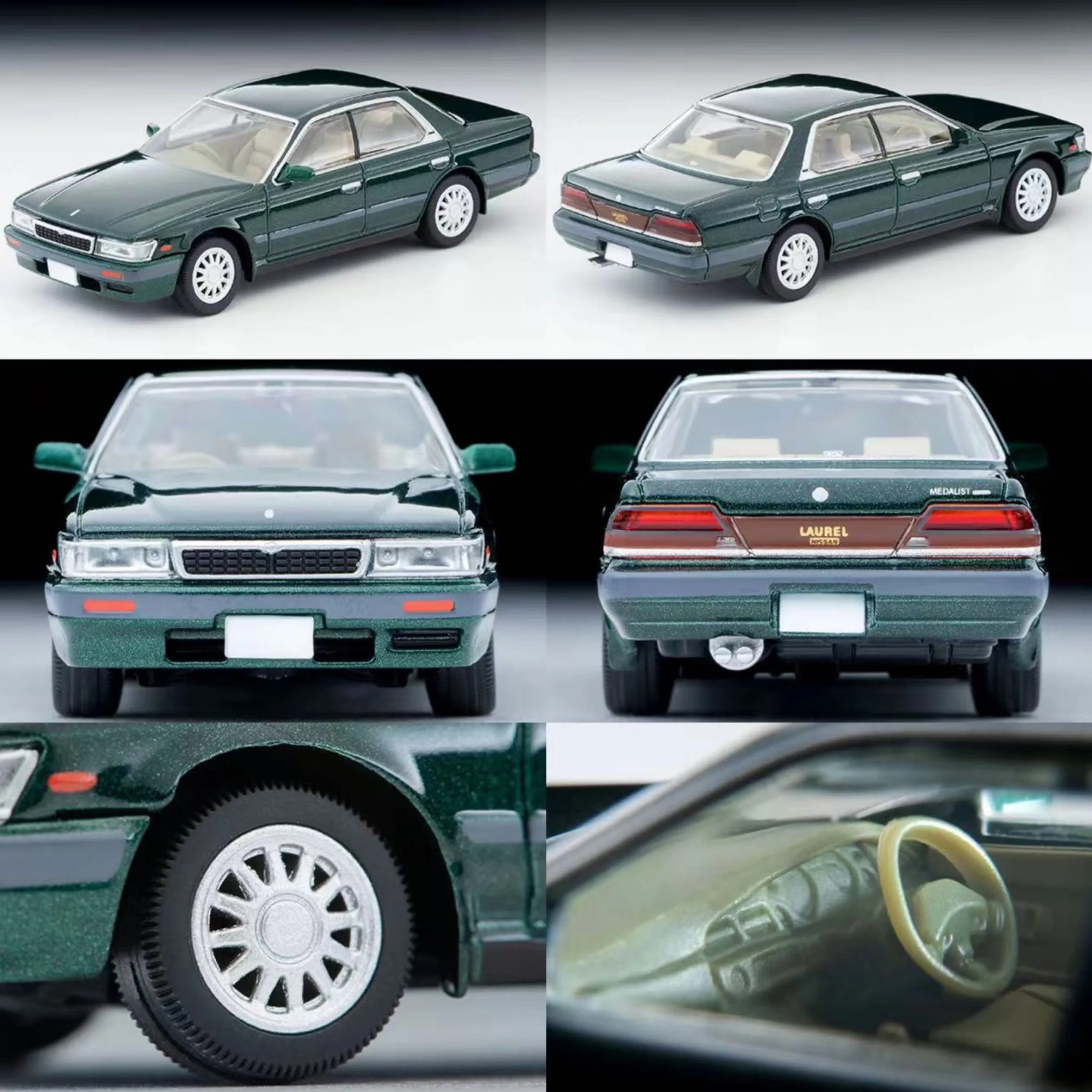 TAKARA TOMY TOMICA 1:64 TLV LV-N238c Nissan LAUREL Миниатюрная модель ролика из зеленого сплава