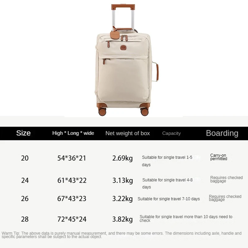 Ультралегкий чемодан для ручной клади с поворотными колесами, 28 дюймов, большой объем, водонепроницаемый дорожный чемодан с рюкзаком, унисекс (art.: 3920daf080883) - 3920daf080883