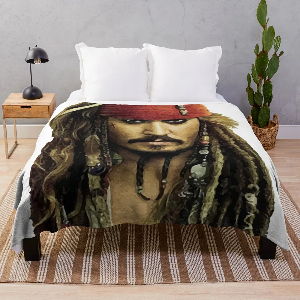 

Плед Captain Jack Sparrow, летнее постельное белье, одеяло s, ретро одеяло s