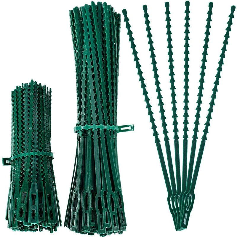

200 Pieces of Adjustable Plant Tie Green Multifunctional Garden Plant Tie (13 and 17 cm, Garden Tie) CNIM Hot