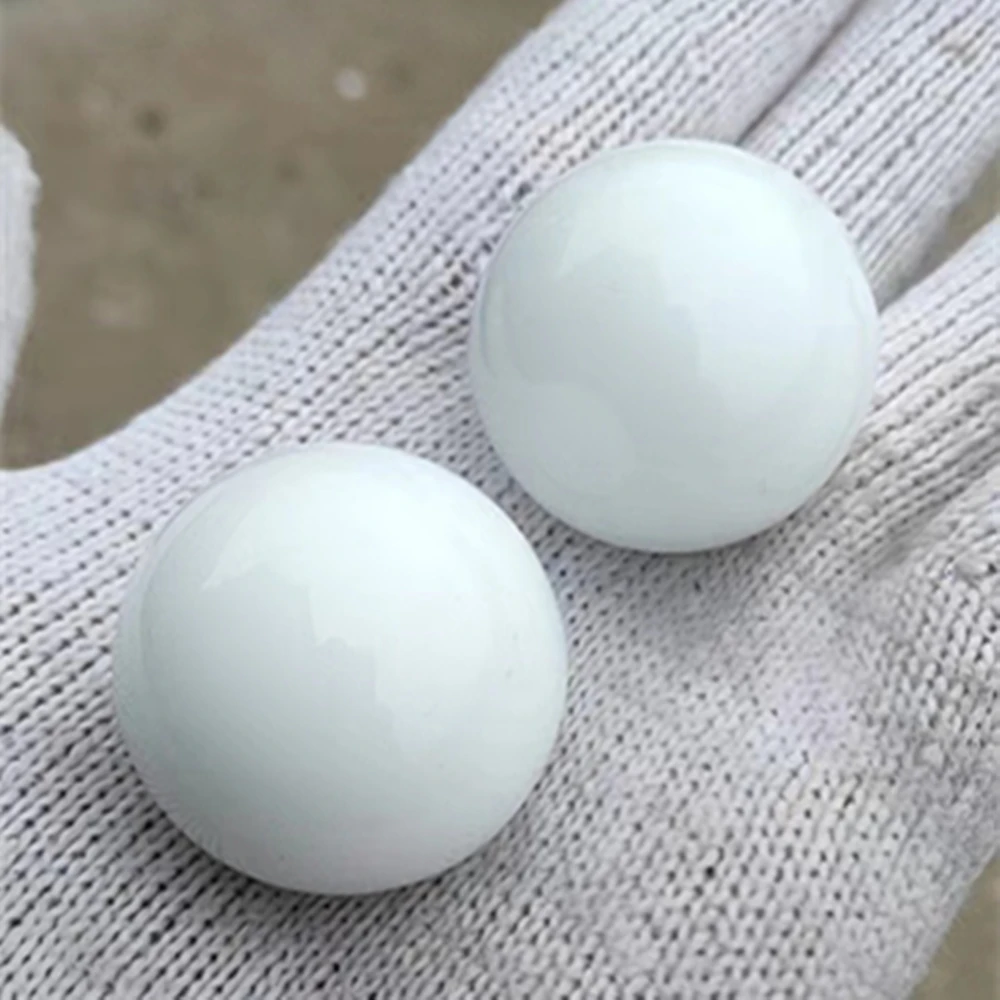 

Natural White Marble Care Ball Handball Jade Massage Ball Hand Grip Fitness Ball Home Decor Gift