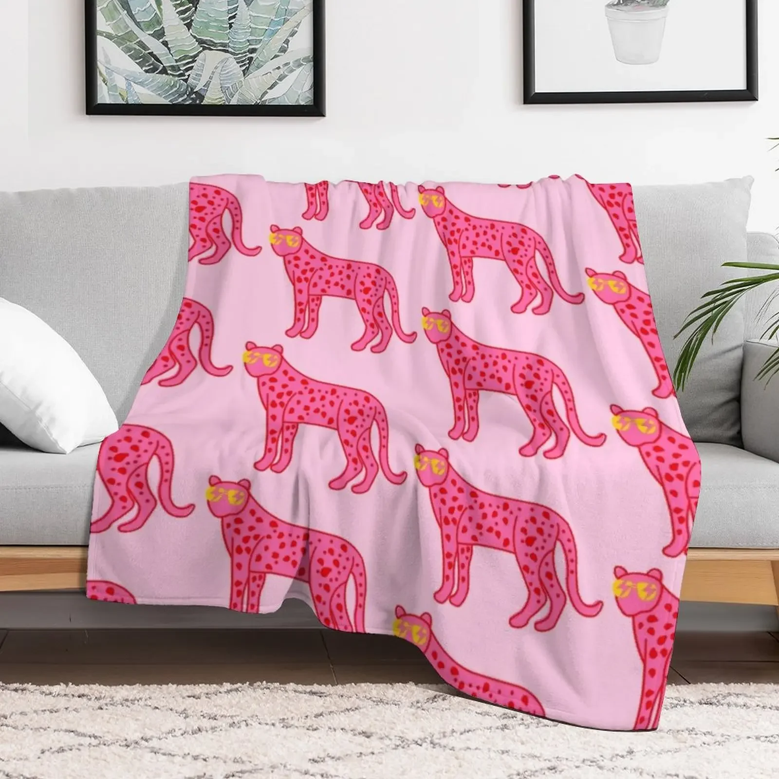 Одеяло Cheetah Xoxo мягкие кровати милые клетчатые диванные одеяла из фланелевой