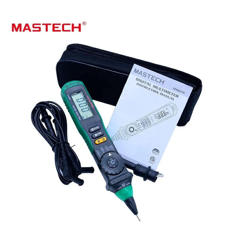 

Mastech MS8211 Multimeter Professional Electrician Pen-Type Auto-Ranging Digital Multimeter With Non-contact AC Voltage Detector