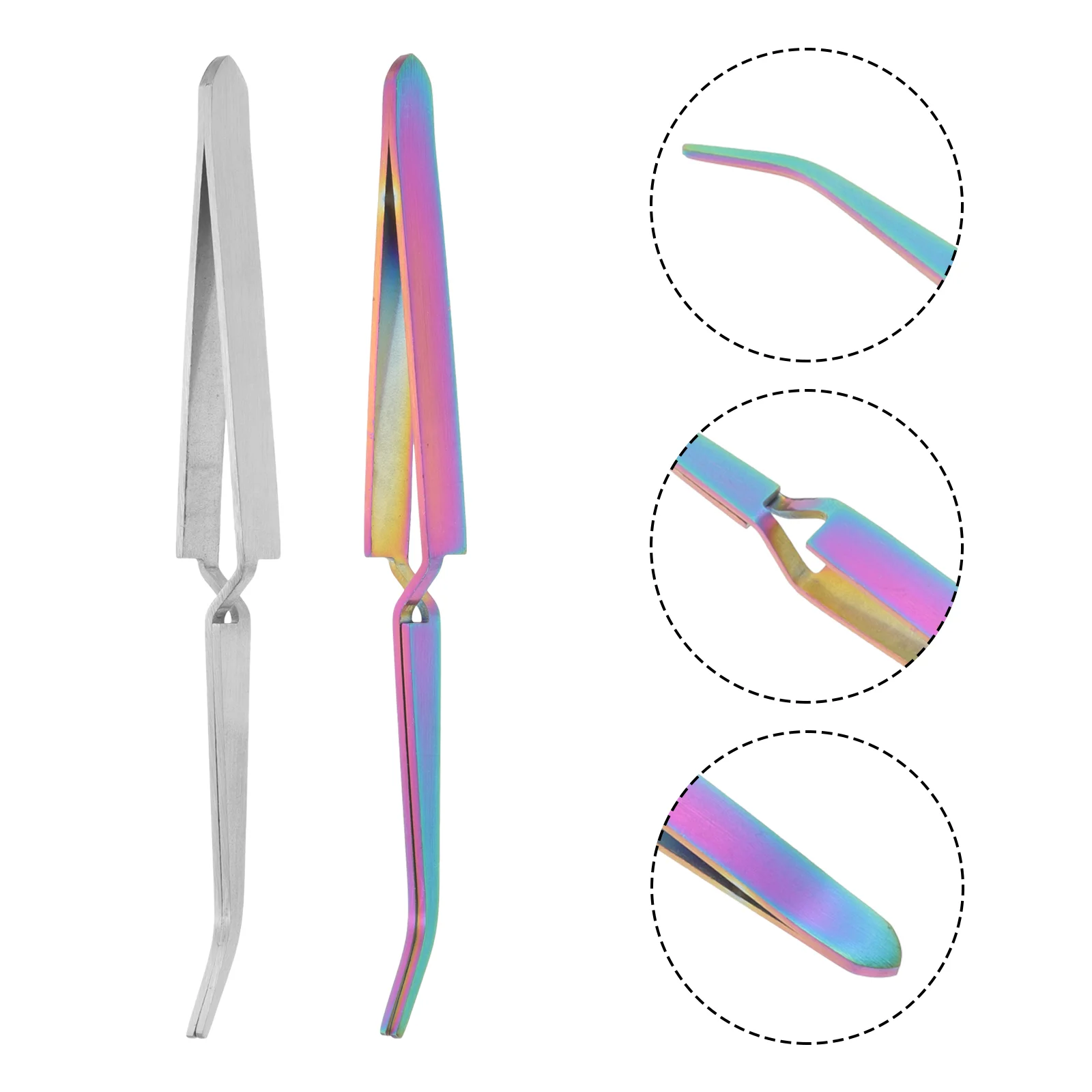 2 шт. зажим для формирования ногтей пинцет инструмента гелевые кусачки