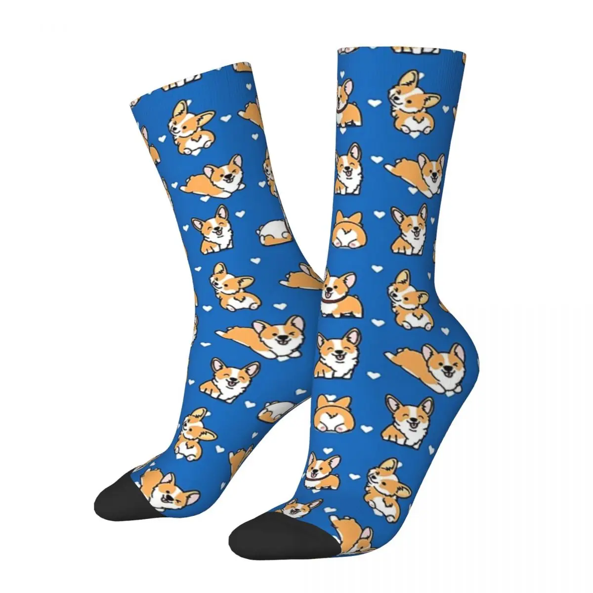 

Kawaii Corgi Socks Harajuku Super Soft Stockings All Season Long Socks Accessories for Man's Woman's Birthday Present