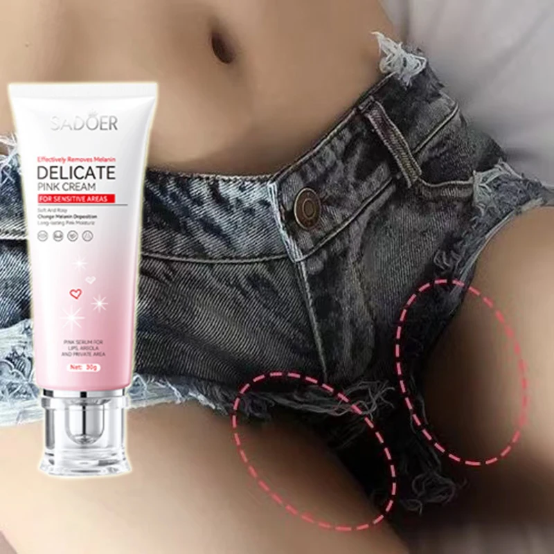 

Intimate Area Pink Essence Underarm Inner Thigh Ankle Elbow Body Brighten Fade Melanin Whitening Cream Private Part Care Beauty