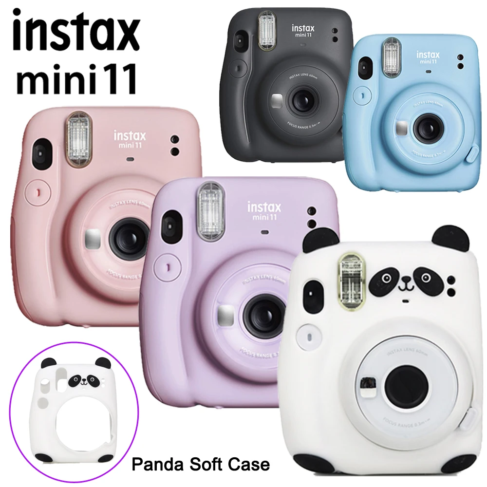 

New Style Fujifilm Instax Mini 11 Instant Camera Blush Pink / Sky Blue / Charcoal Gray / Ice White / Lilac Purple 5 Color Camera