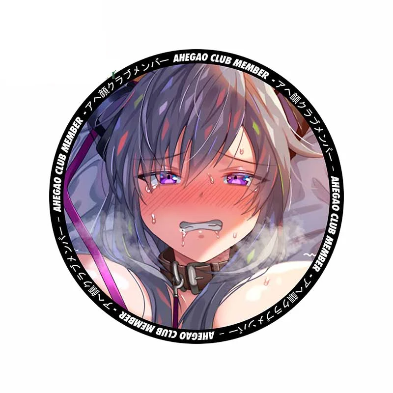Стикер для стайлинга автомобиля наклейка Аниме Девушки AHEGAO клубного члена