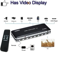 7x1 hdmi switch 3x1 hdmi 2 0 switcher video converter 3 7 in 1 out 4k 60hz for mi box3 ps3 ps4 xbox pc to tv monitor projector