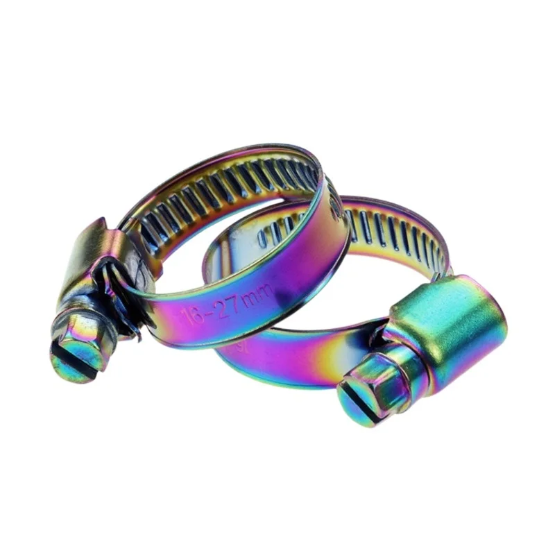 

5 Pieces Motorcycle Hose Clamps Air Filter Clips Plating Color Universal For Honda Yamaha Kawasaki Suzuki Ktm Bmw
