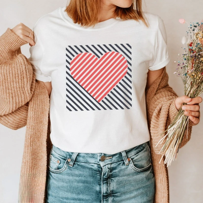 

Limited Edition Cute Valentine's Day t shirt, Girls big heart 14th February tee, Funny shirts for women, holiday gift for her.