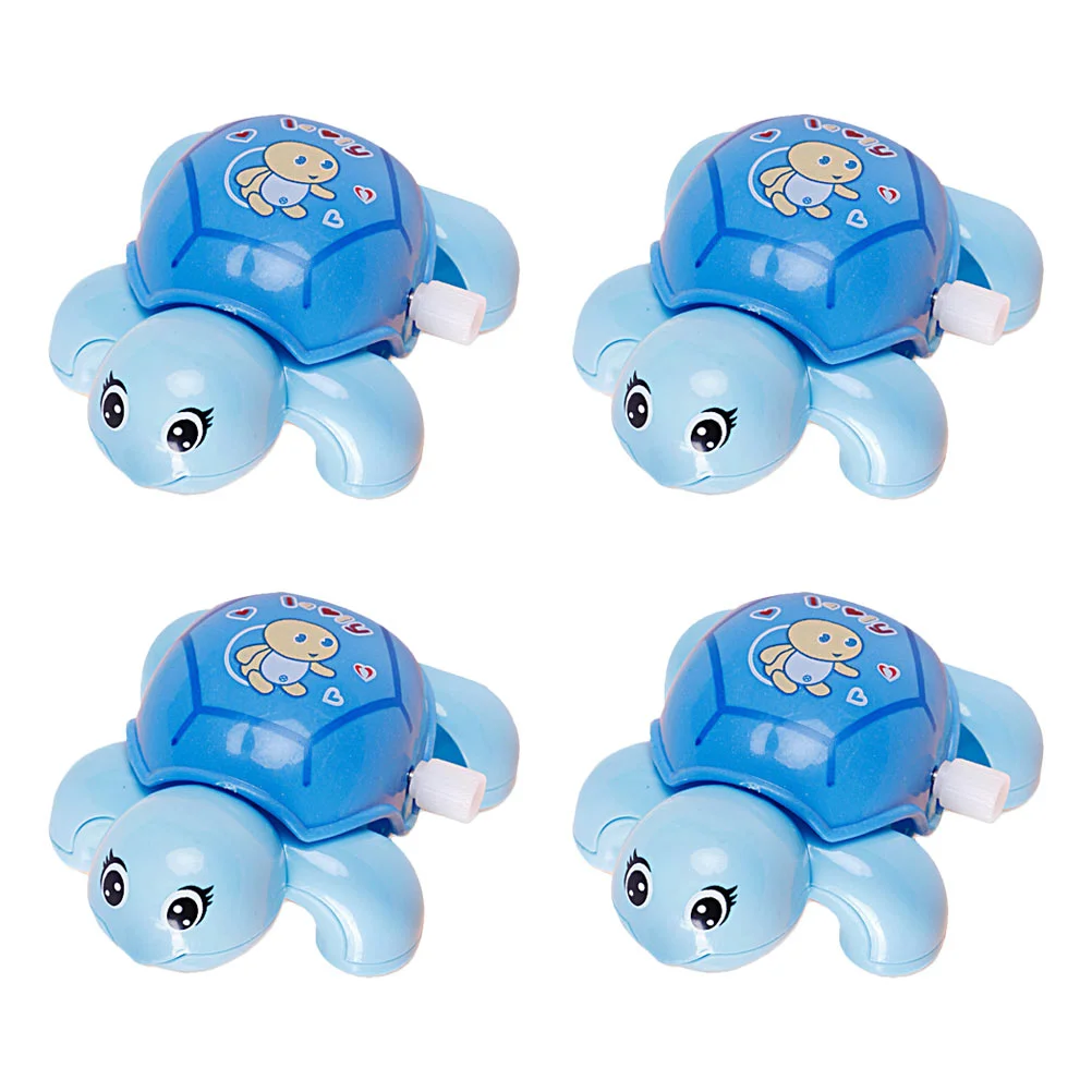 

4pcs Wind Jumping Tortoise Clockwork Wind Educational for Kids Party Favors