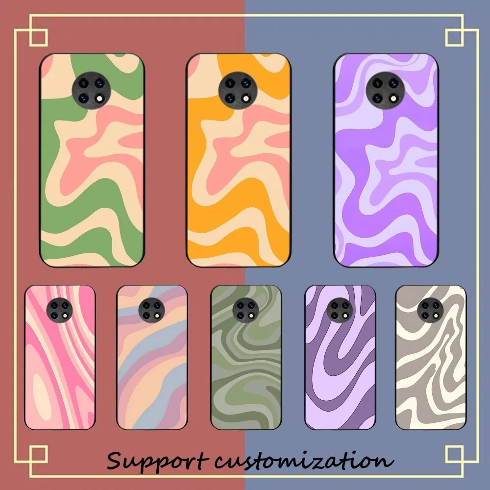 

Abstract Swirl Pattern Phone Case For Redmi Note 4 X 5 A 6 7 8 Pro T 9 Pro 9S 10 Pro 11 Pro 11S 11Epro PocoM3pro