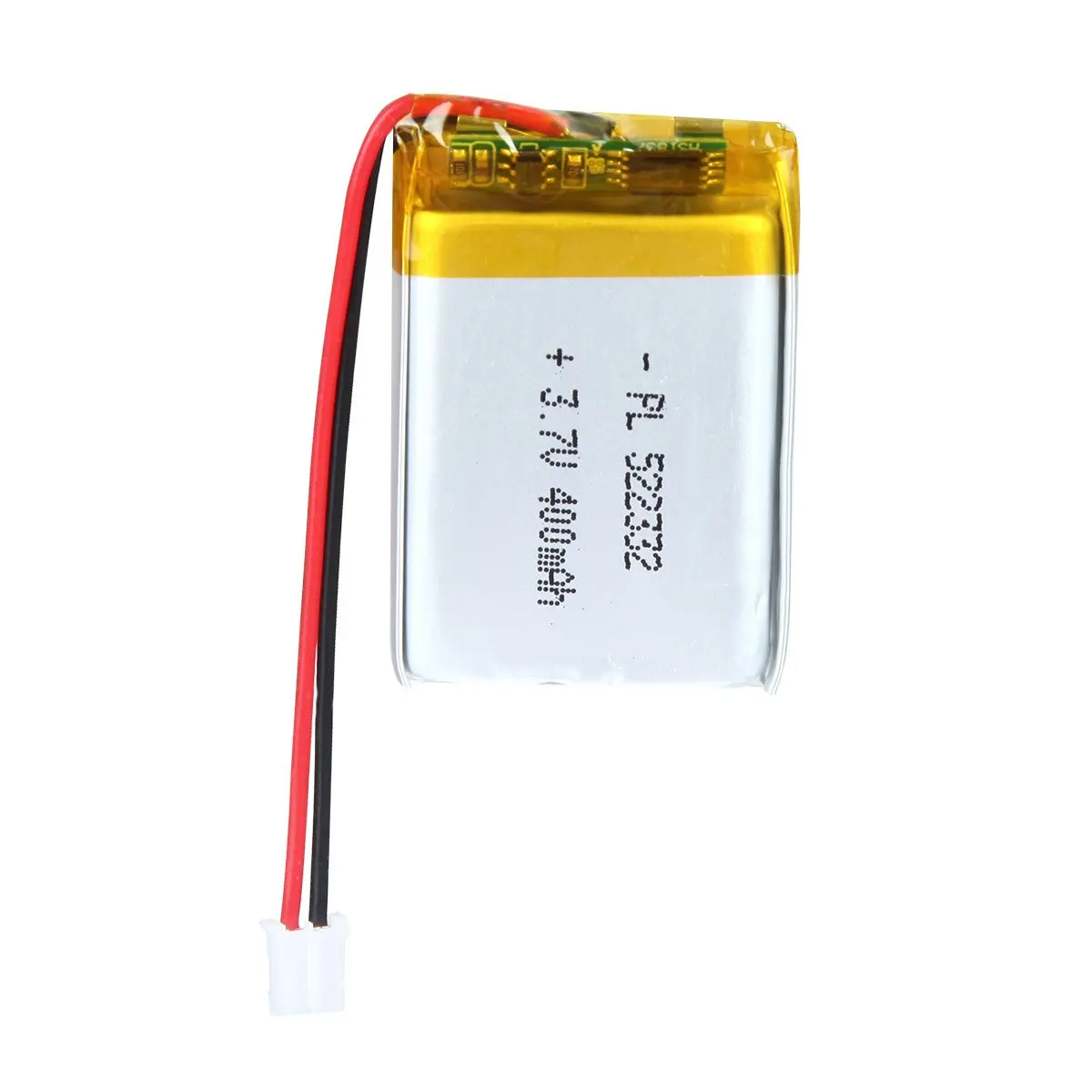 

AKZYTUE 3.7V 400mAh 522332 Rechargeable Lipo Battery with JST Connector