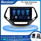 Автомагнитола Bosion, 2 din, Android 10, 4 Гб + 64 ГБ, DSP Carplay для Jeep Cherokee 5 KL 2014-2018, мультимедийный видеоплеер, GPS-навигация, BT