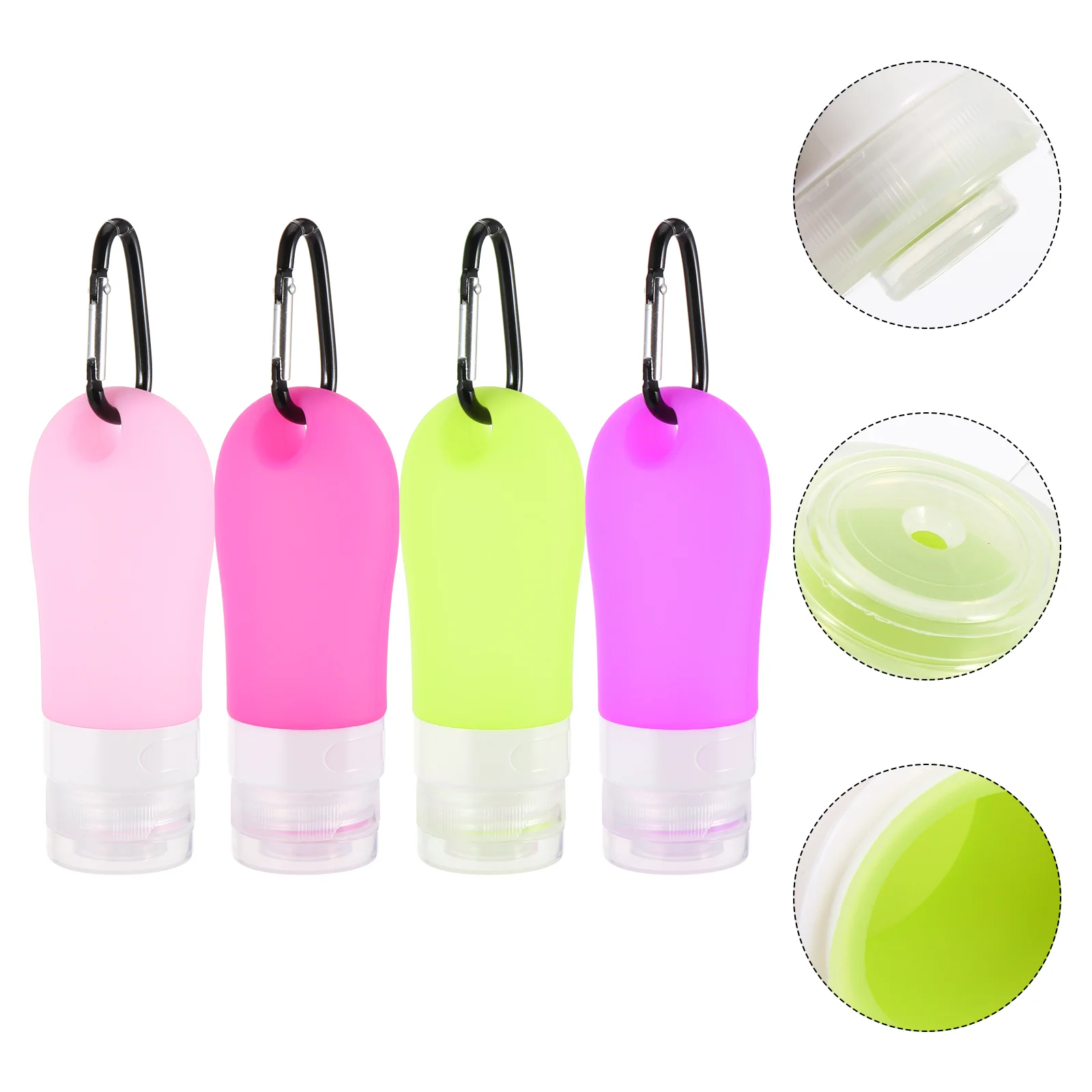 

1 Набор/6 шт. портативный многоразовый контейнер для бутылок (60 мл)