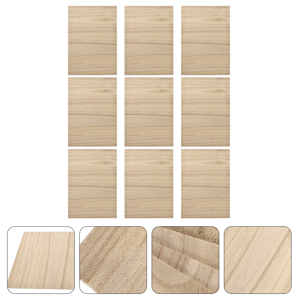 

9Pcs Taekwondo Performance Board Wood Breaking Boards Taekwondo Plate for Stage