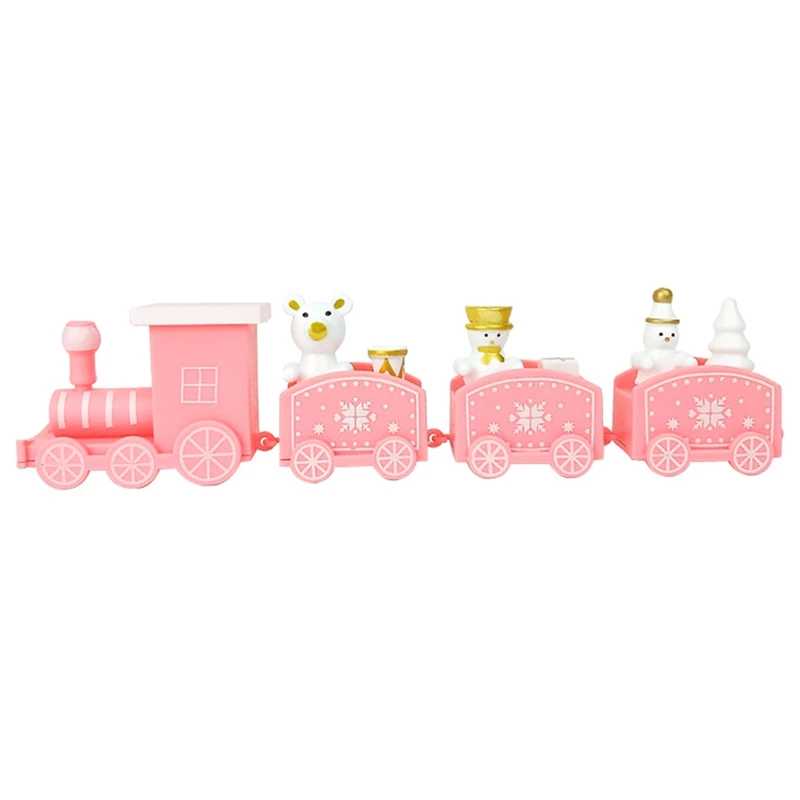 4-х шт. рождественские украшения для поезда с декором набор декора мини-поезда