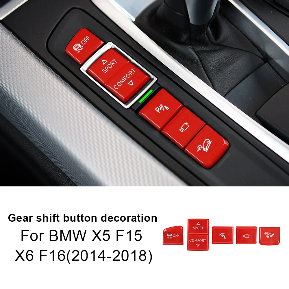 

Автомобильный спортивный Eco Pro ESP противоскользящая крышка кнопки радарного датчика для BMW X5 F15 X6 F16 2014-2018, замена кнопки, аксессуары