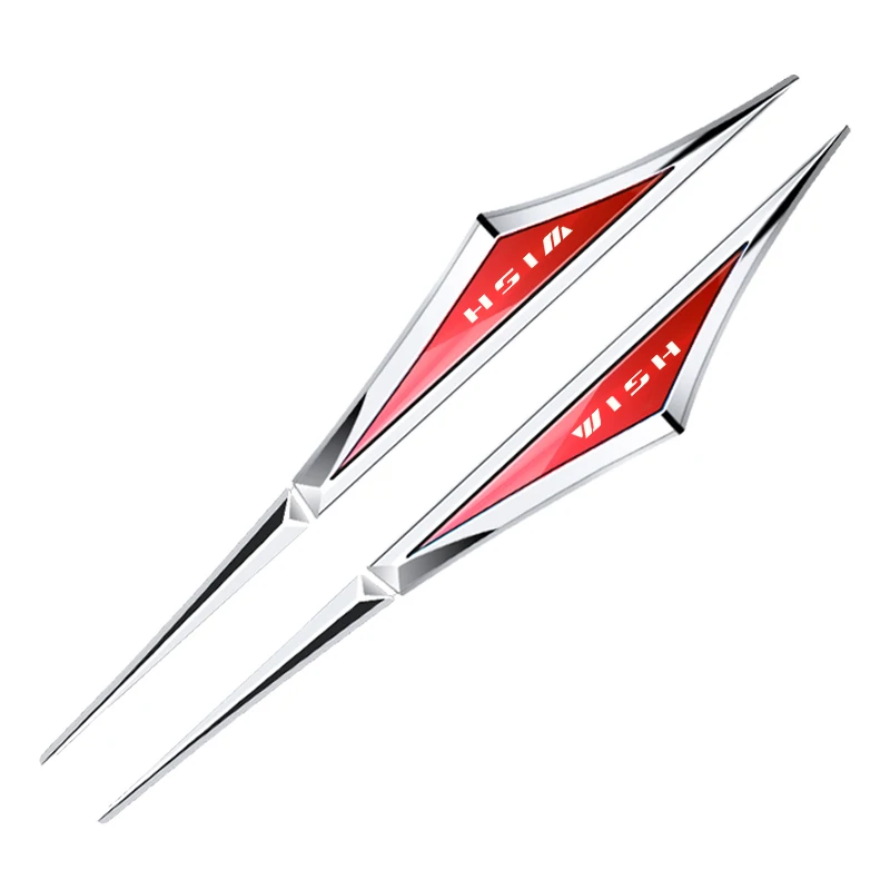 

Автомобильные наклейки из сплава, 2 шт., автомобильные аксессуары, аксессуары для Toyota wish