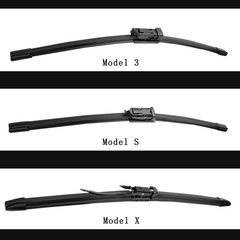 

2Pcs Car Front Windshield Wiper Blades Frameless Bracketless Car Wipers 18"+26" For Tesla Model 3/ S 2018 2019 2020 2021 2022