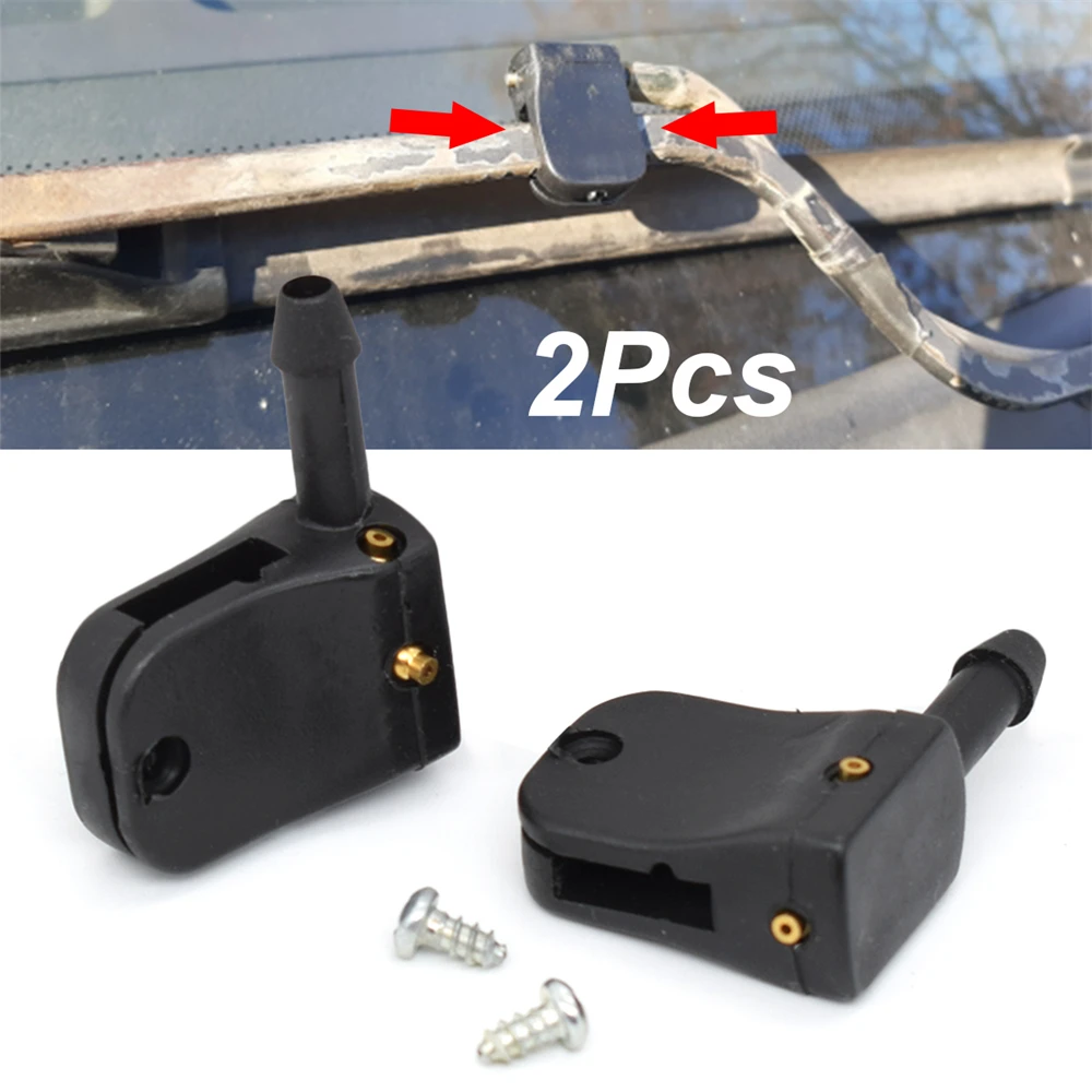 

2Pcs Universal Wiper Arm Washer Nozzle Spray Jet For Mercedes-Benz Vito W638 Sprinter For Ssangyong Rodius MK1 Front Windshield