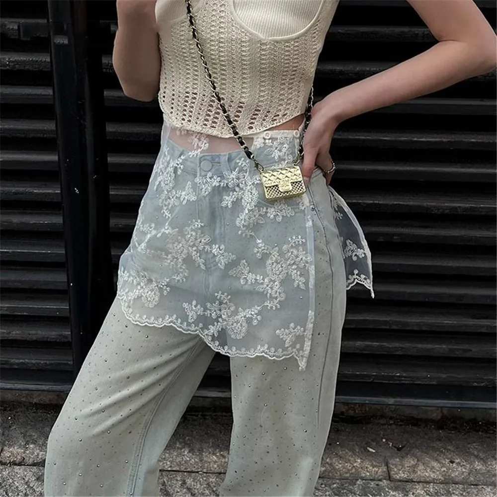 Женская мини-юбка в корейском стиле Y2k