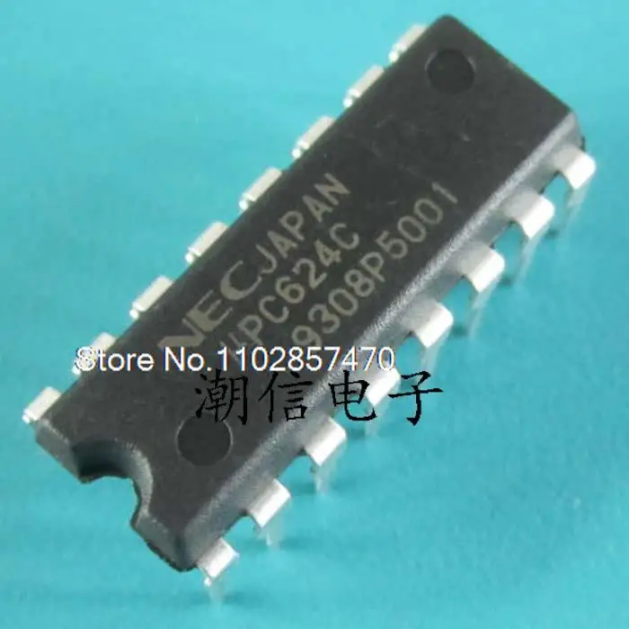 10 шт./партия UPC624C DIP-16 10 шт./партия UPC624C DIP-16