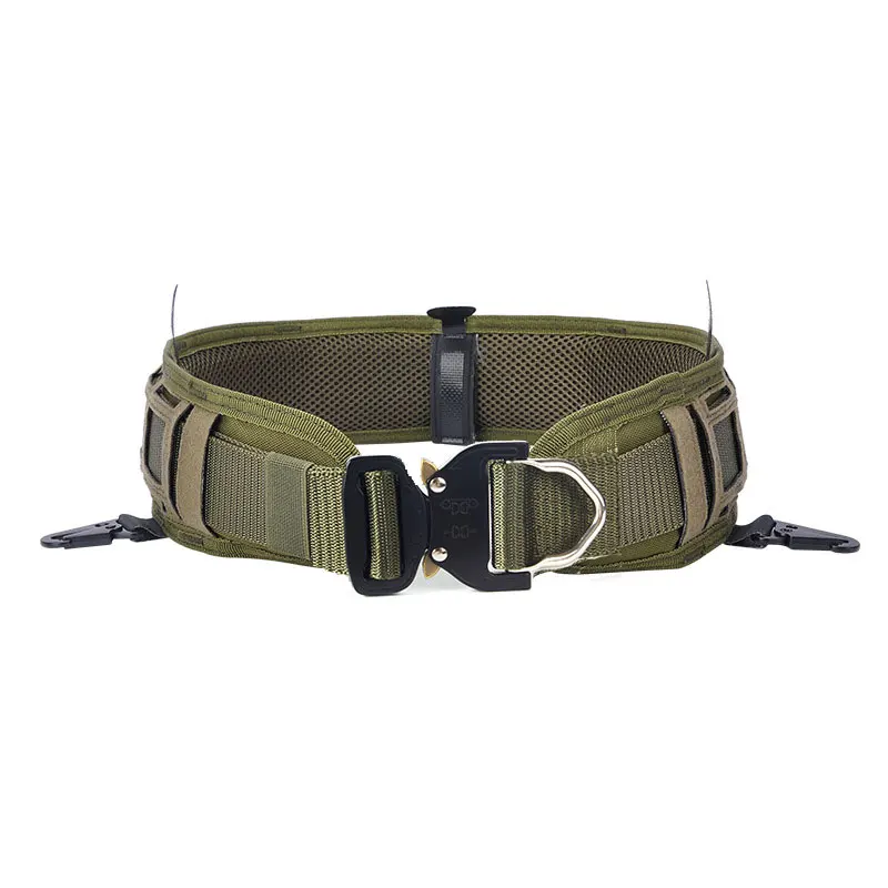 

Tactical Military Belt Airsoft Combat Molle Battle Belt Training Outdoor Hunting 1000D Nylon Soft Padded Waist Waistband Support