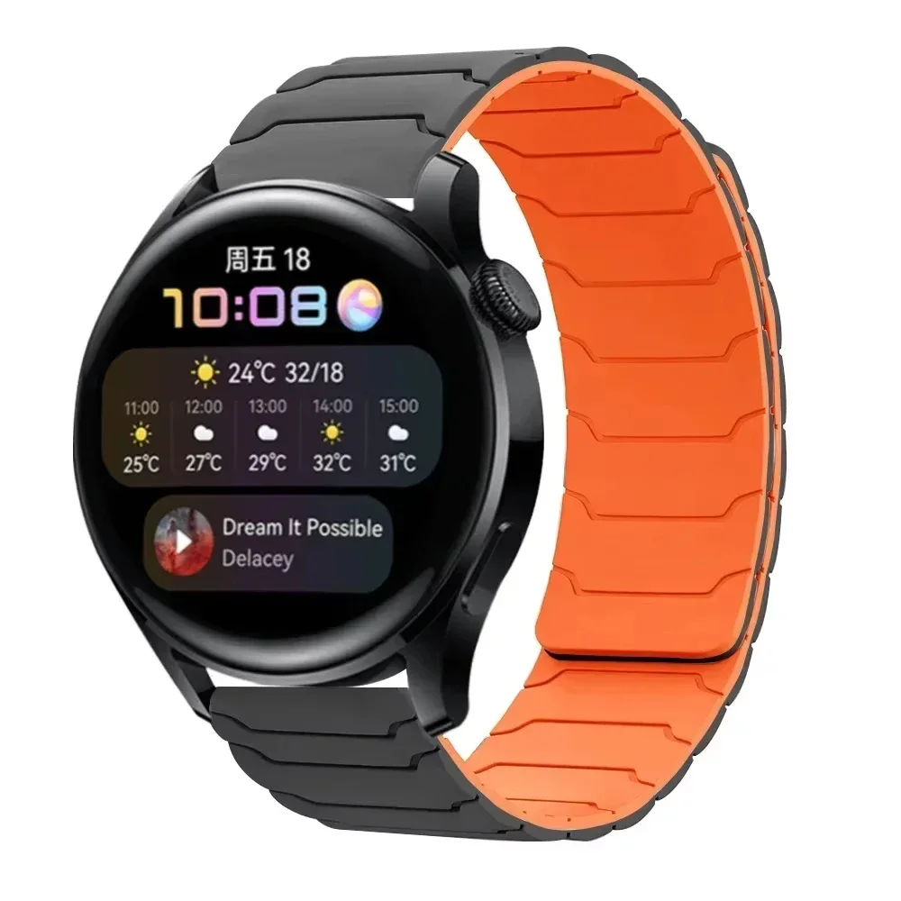 Фото Магнитный силиконовый ремешок для POLAR Vantage M2/V3, ремешки для браслета Polar Grit X Pro, 22 мм, ремешок для часов Vantage V 3/M/M2/M3 №2