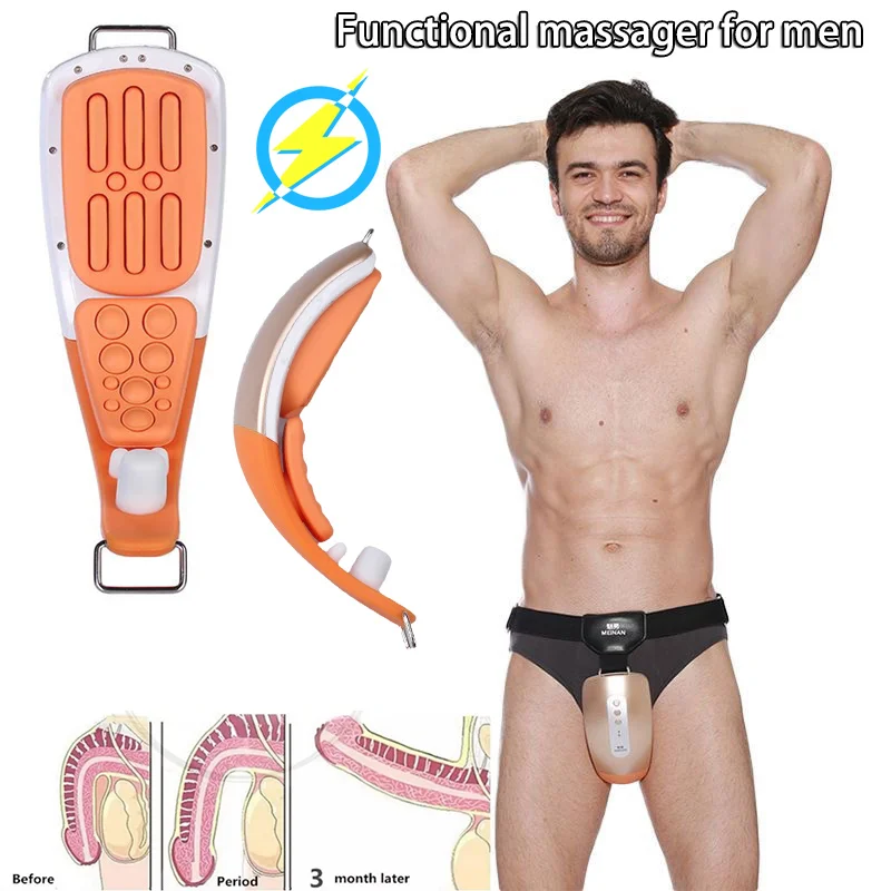 Electric Man Penis Enhance Sexy Underwear Prostate Massage Scrotum Pouch Sex Ability Health Care Magnetic Prolong Time Boxers