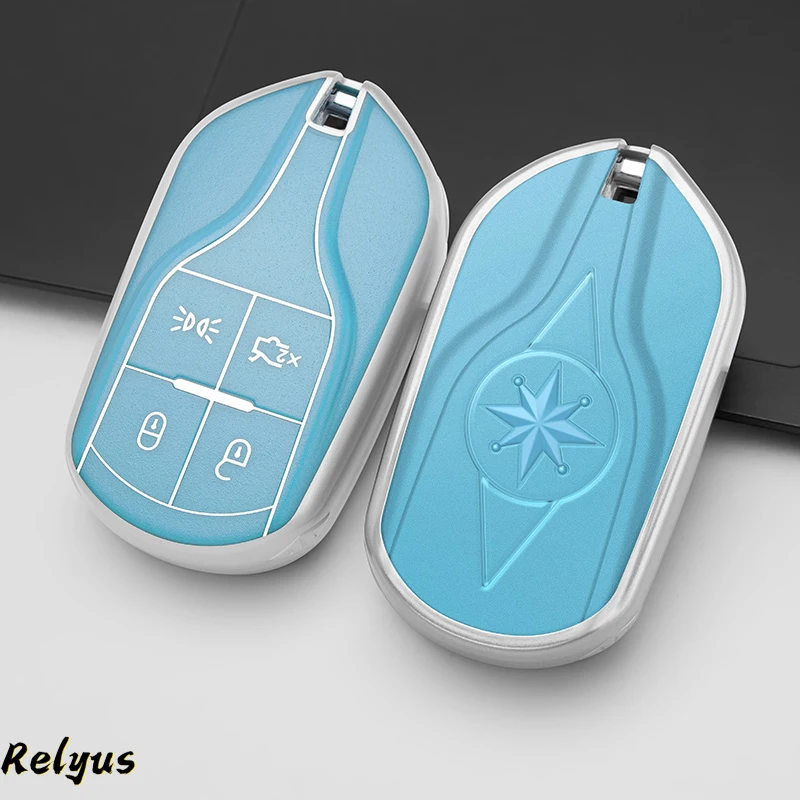 

Чехол для автомобильного ключа из ТПУ, защитный чехол для ключа Maserati Levante ghiсот Quattroporte GT Granturism GranCabrio, чехол для ключа, автомобильные аксессуа...