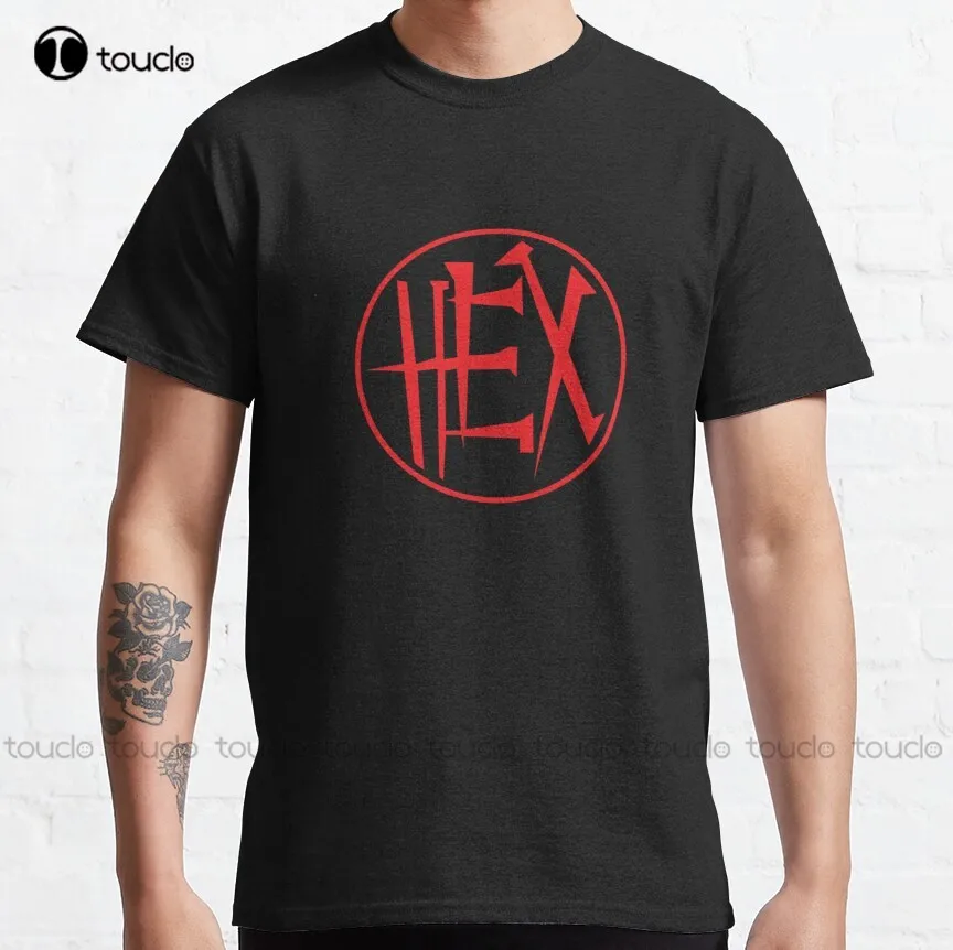 

Biggest Deal - Hex Classic T-Shirt Halloween T Shirts For Men Graphic Custom Aldult Teen Unisex Digital Printing Tee Shirts New