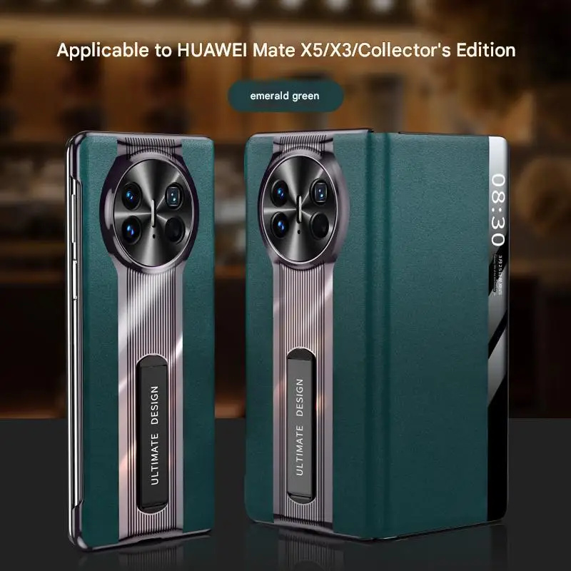 Супер спортивный чехол для huawei mate x5 кожаный x3 защитная пленка переднего экрана