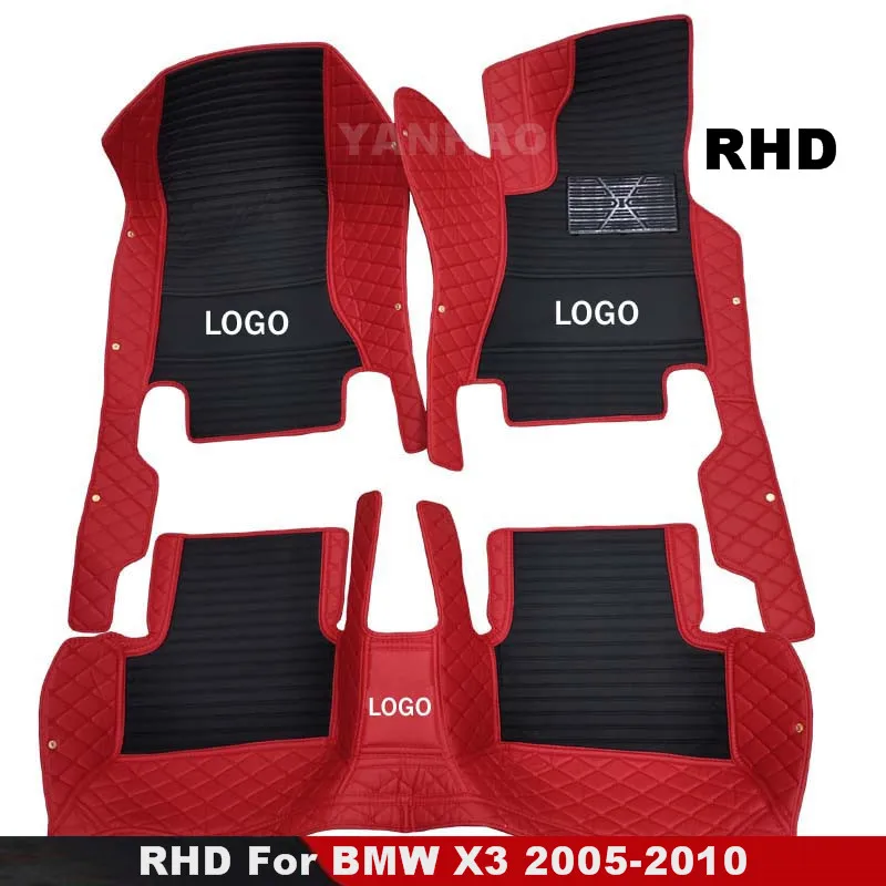 

Автомобильные коврики RHD для BMW X3, 2010, 2009, 2008, 2007, 2006, 2005