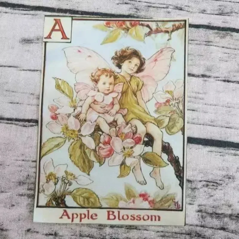 15x21 см Цветочная фея ретро Лоскутная хлопчатобумажная холщовая ткань мультфильм