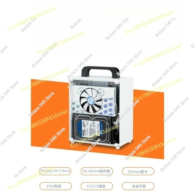 Фото Корпус G40 Mini ITX Small Case A4 для портативного ноутбука и настольного компьютера M24 SGPC K39 №3