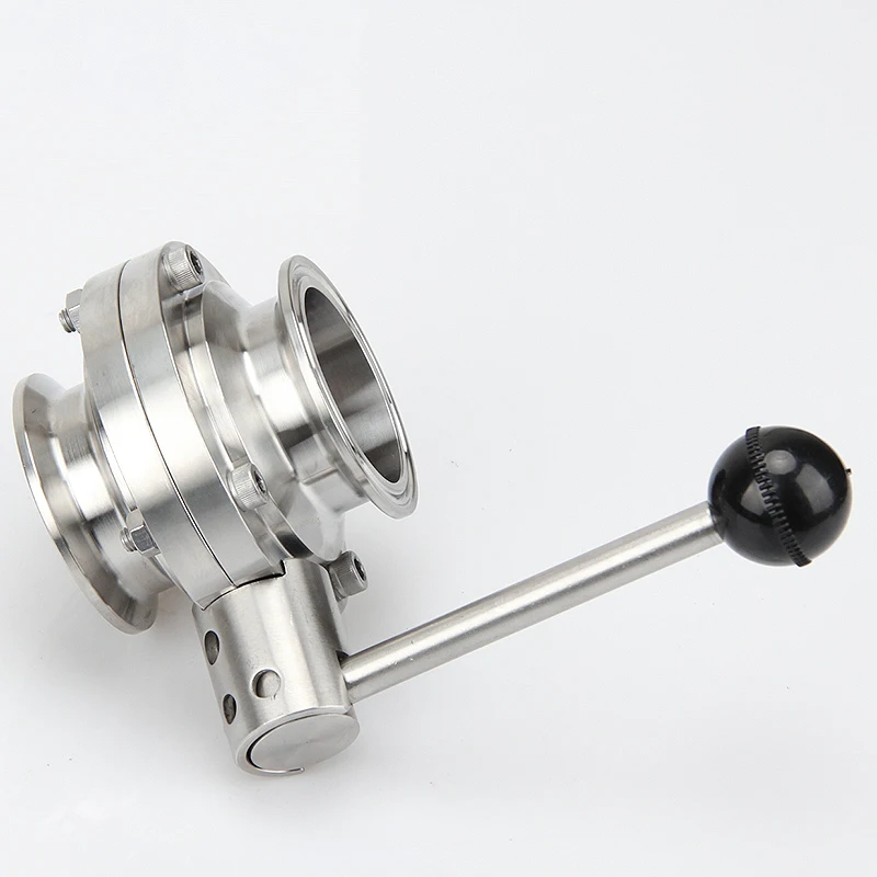 

Санитарный клапан-бабочка из нержавеющей стали 304, 19/25/38/45/51/63 мм, три зажима 50,5/64/77, 5 мм, для домашнего пивоварения и молочных продуктов